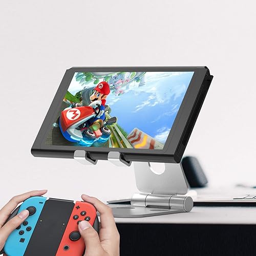 Miniatura 2 de Soporte de visualización PRO compatible con soporte de escritorio Microsoft Surface Duo que es ajustable, portátil, duradero hasta pantallas de 13