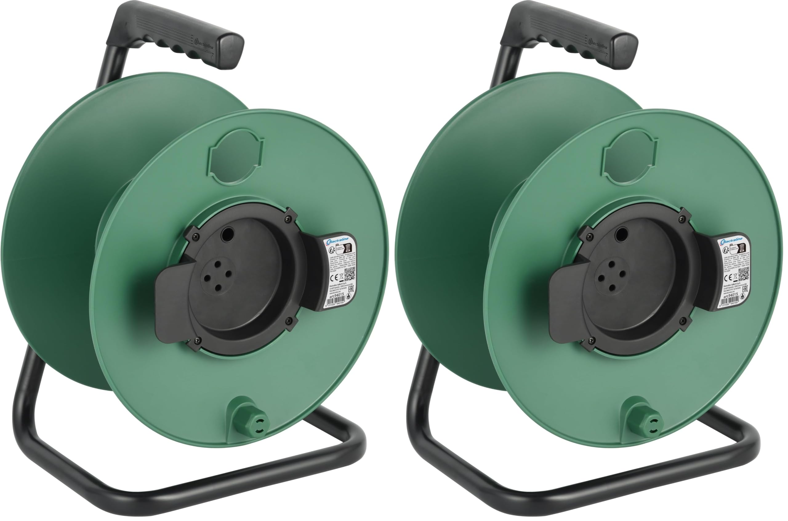 Enrouleur vide Electraline 94015 pour stopper les câbles emmêlés au jardin et garage