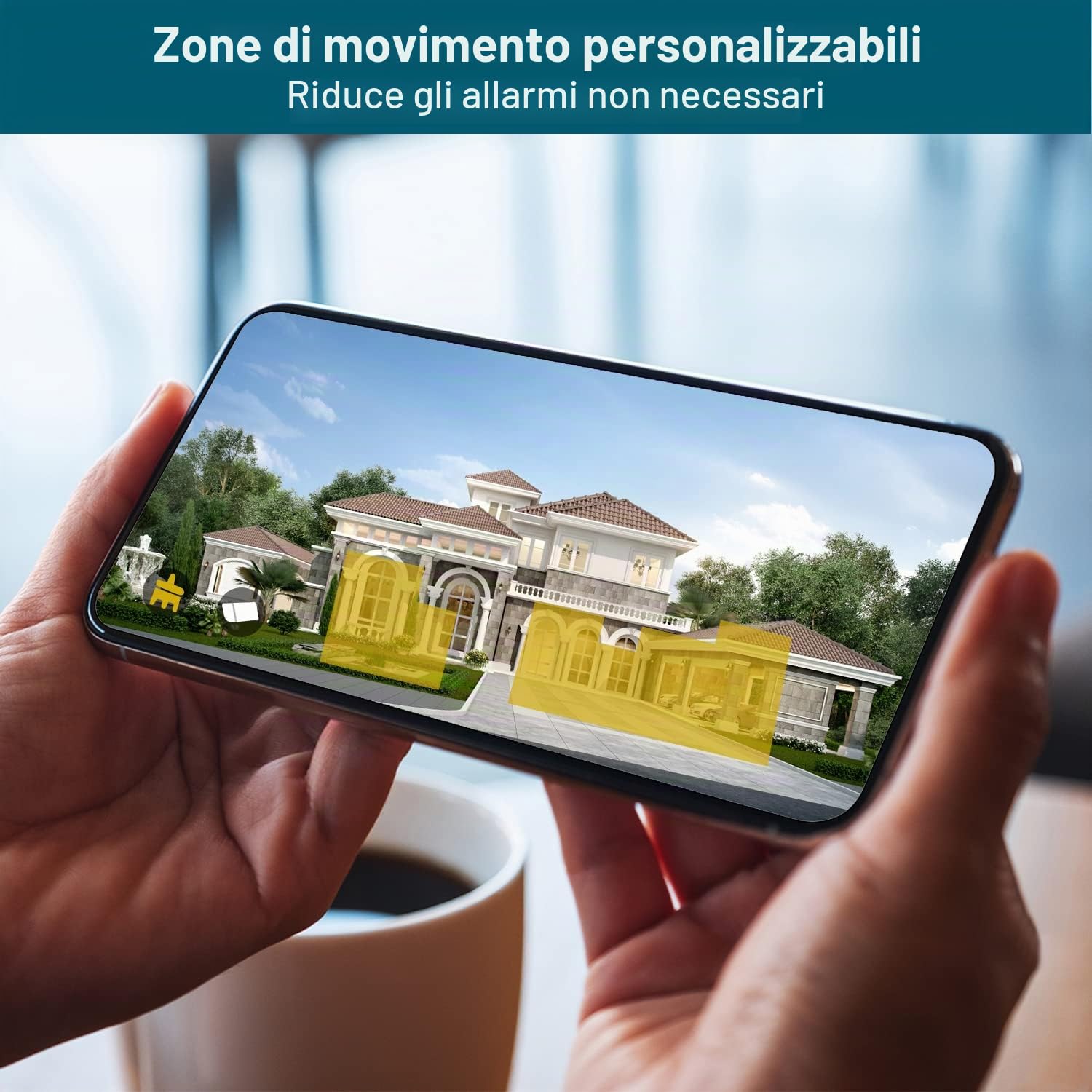 Videocitofono wireless con campanello, Smart WiFi campanello con cambio vocale, rilevamento movimento PIR, 1080P HD, visione notturna, audio bidirezionale, alimentazione a batteria, WiFi 2.4G, IP66