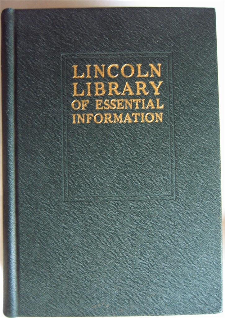 The Lincoln Library of Essential Information The Frontier Press