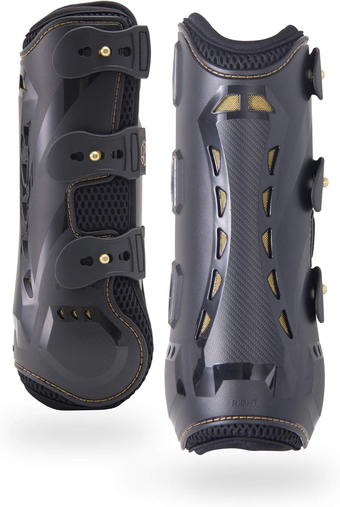 Kavallerie Classic Tendon Boots, Impact-Absorbing Material, Breathable & Evenly Distribute Pressure, Protect Tendon and Ligaments, Anti-Slip, Anti- Sore and Moisture Repellant Show Jumping Boots