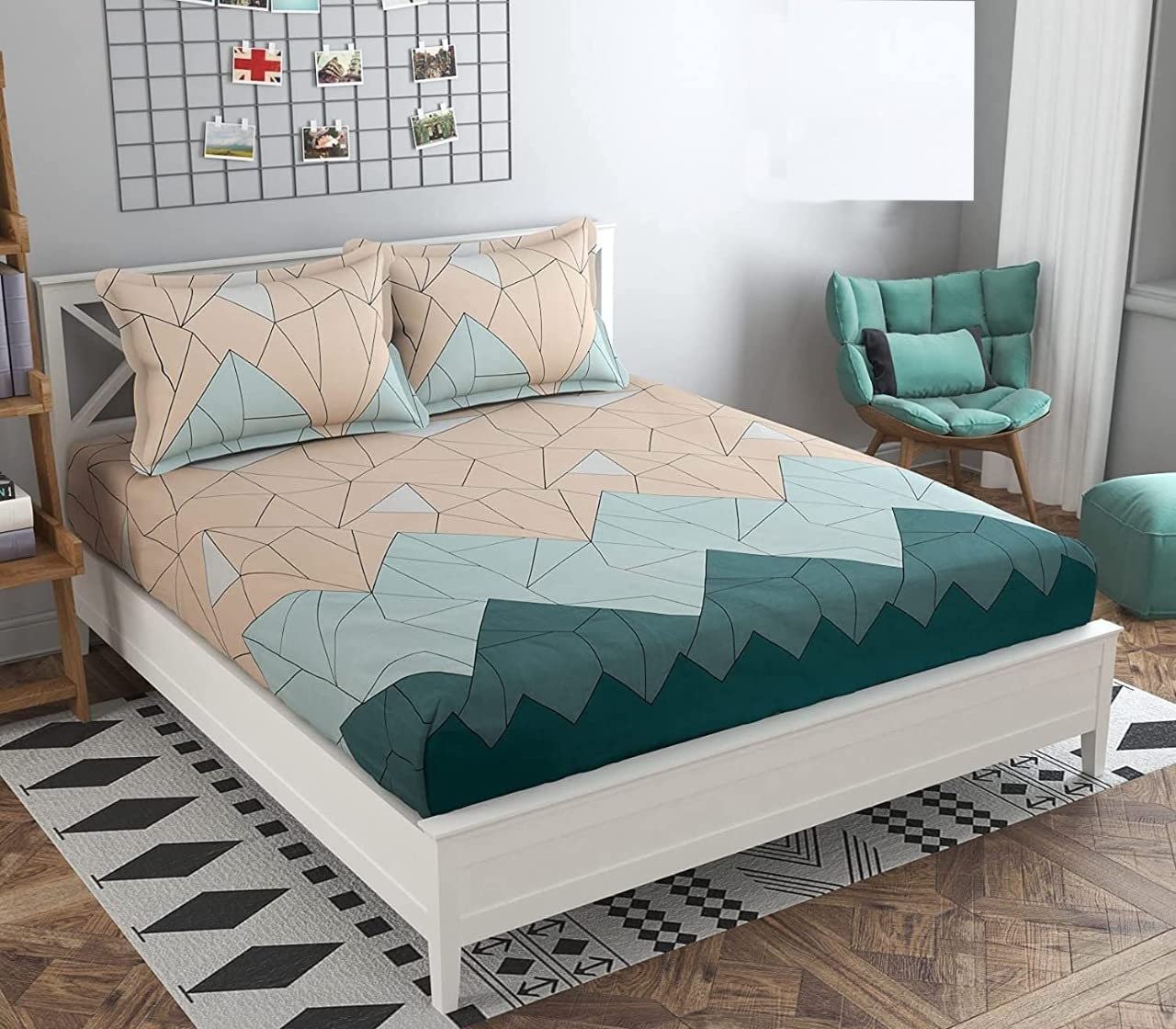 See full amazon price history chart for Amazin Homes Premium Cotton Elastic Fitted Printed Multi Color Bedsheet for Double Bed with 2 Pillow Covers Size 72x78 Inch Up to 8 inch Mattress (Multiclour Box) Amazin Homes Premium Cotton Elastic Fitted Printed Multi Color Bedsheet for Double Bed with 2 Pillow Covers Size 72x78 Inch Up to 8 inch Mattress (Multiclour Box) (B0BJ9CC829) Amazon Price History, Amazon Price Tracker