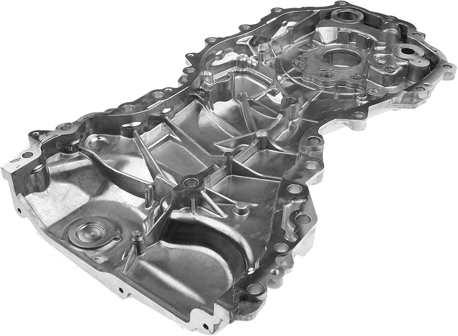 A-Premium Engine Timing Chain Cover Compatible with Lexus ES300h 2013-2019 Scion tC 2011-2016 Toyota Avalon Camry Highlander RAV4 Sienna Venza Front