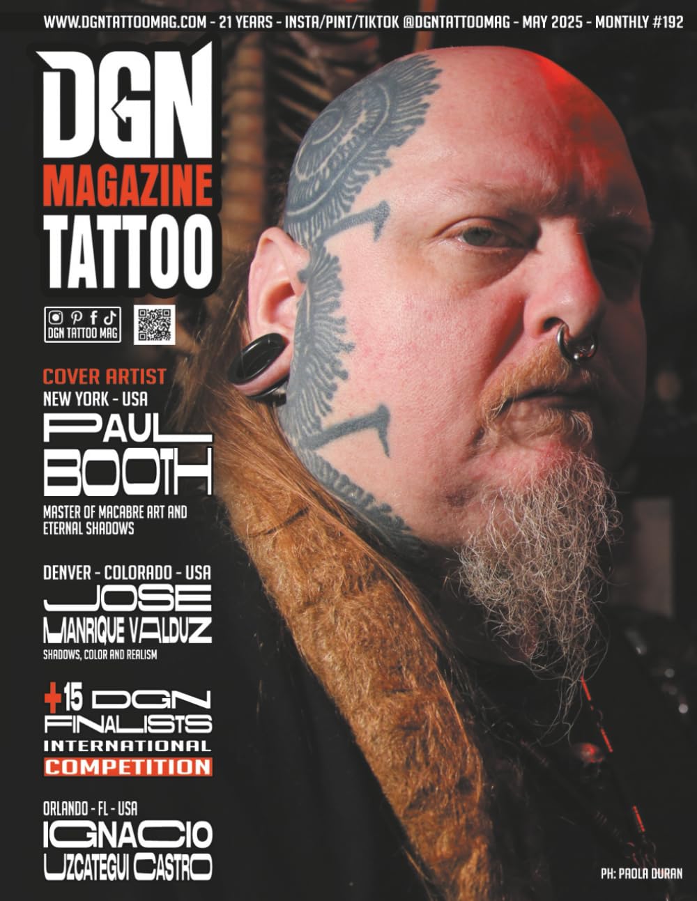 DGN Tattoo Magazine 21 Years #192 Paul Booth