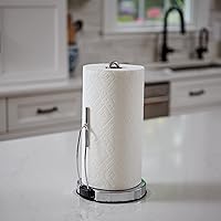 Vista 17 de Spectrum Diversified Euro Tension - Soporte para toallas de papel (negro) - Organización de almacenamiento para encimera de cocina, despensa