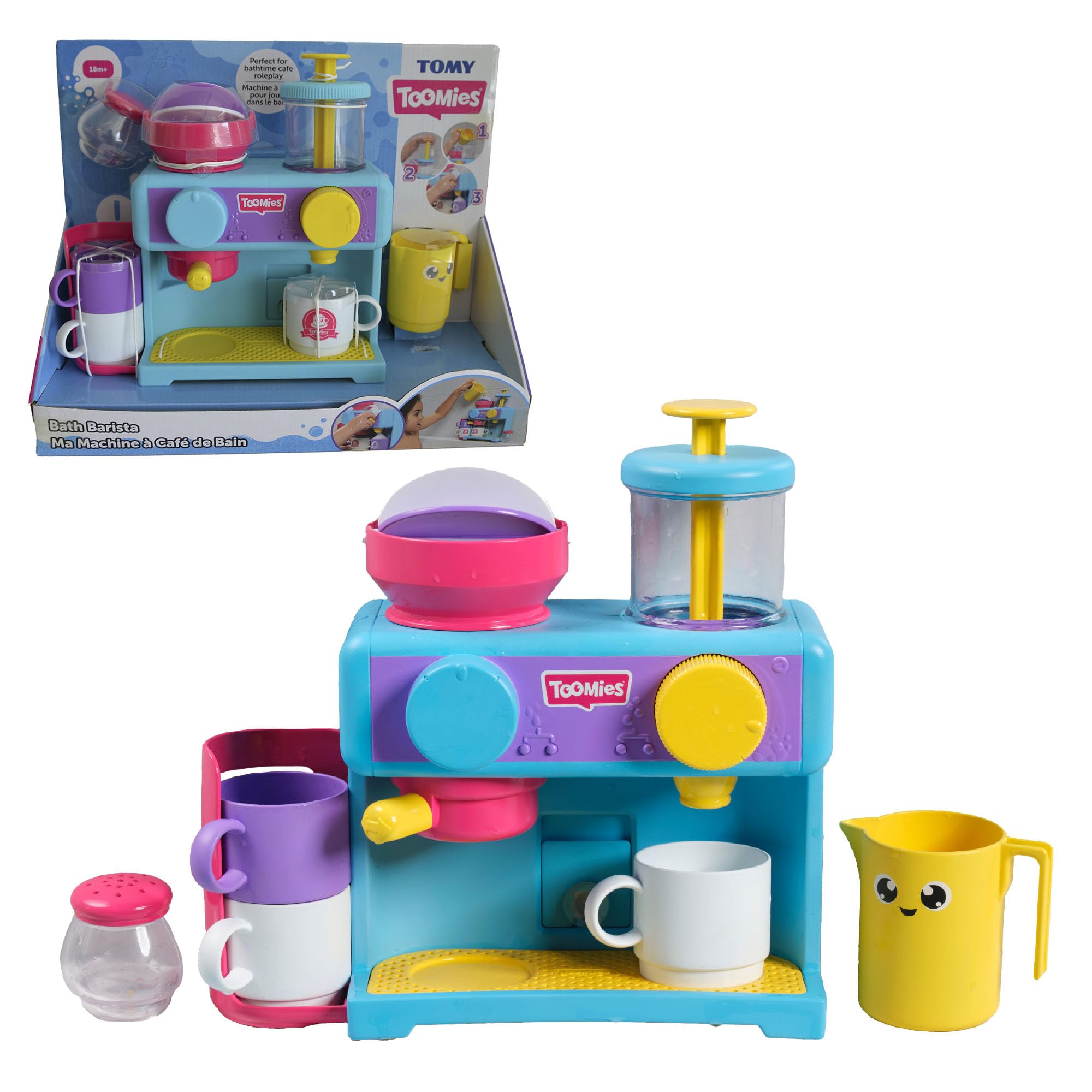 Bizak Machine à café pour Baignoire Toomies, Jouet créatif de Bain avec Mousse Type glacé et Jeu d'imitation Depuis 18 Mois (30693547)