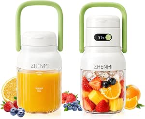Portable Blender, Personal Blender for Smoothies & Shakes, Cordless, 33oz BPA-Free Vessel, 18000RPM Motor, Leakproof Lid with Sip Spout, USB-C Rechargeable, Easy-to-Clean Parts (Green)
