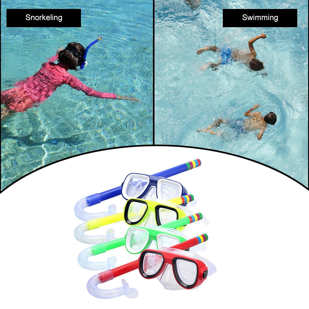Maska na twarz dla dzieci, zestaw do snorkelingu, okulary do pływania dla dzieci, maska do nurkowania dla dzieci, materiał przyjazny dla środowiska, maska do nurkowania i zestaw do nurkowania