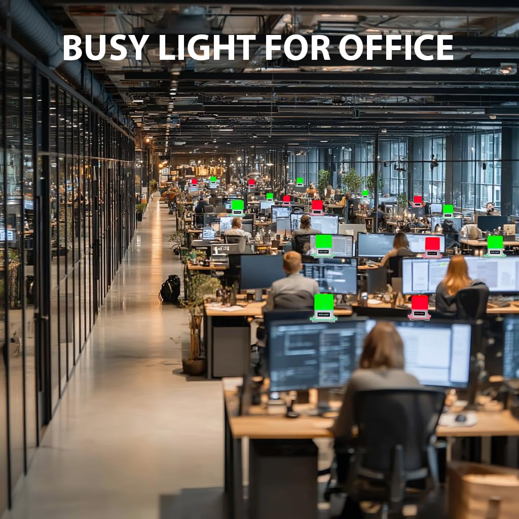 Luz ocupada, indicador de no molestar, luz indicadora de uso doméstico o de oficina que evita interrupciones innecesarias, control táctil de doble color rojo/verde, simple y cómodo de usar