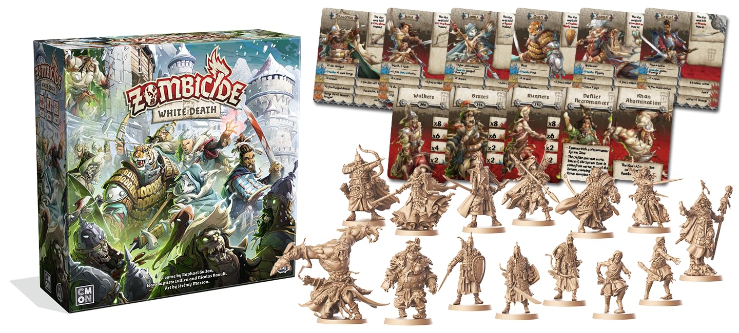 CMON Zombicide: White Death, Juego de Mesa Cooperativo