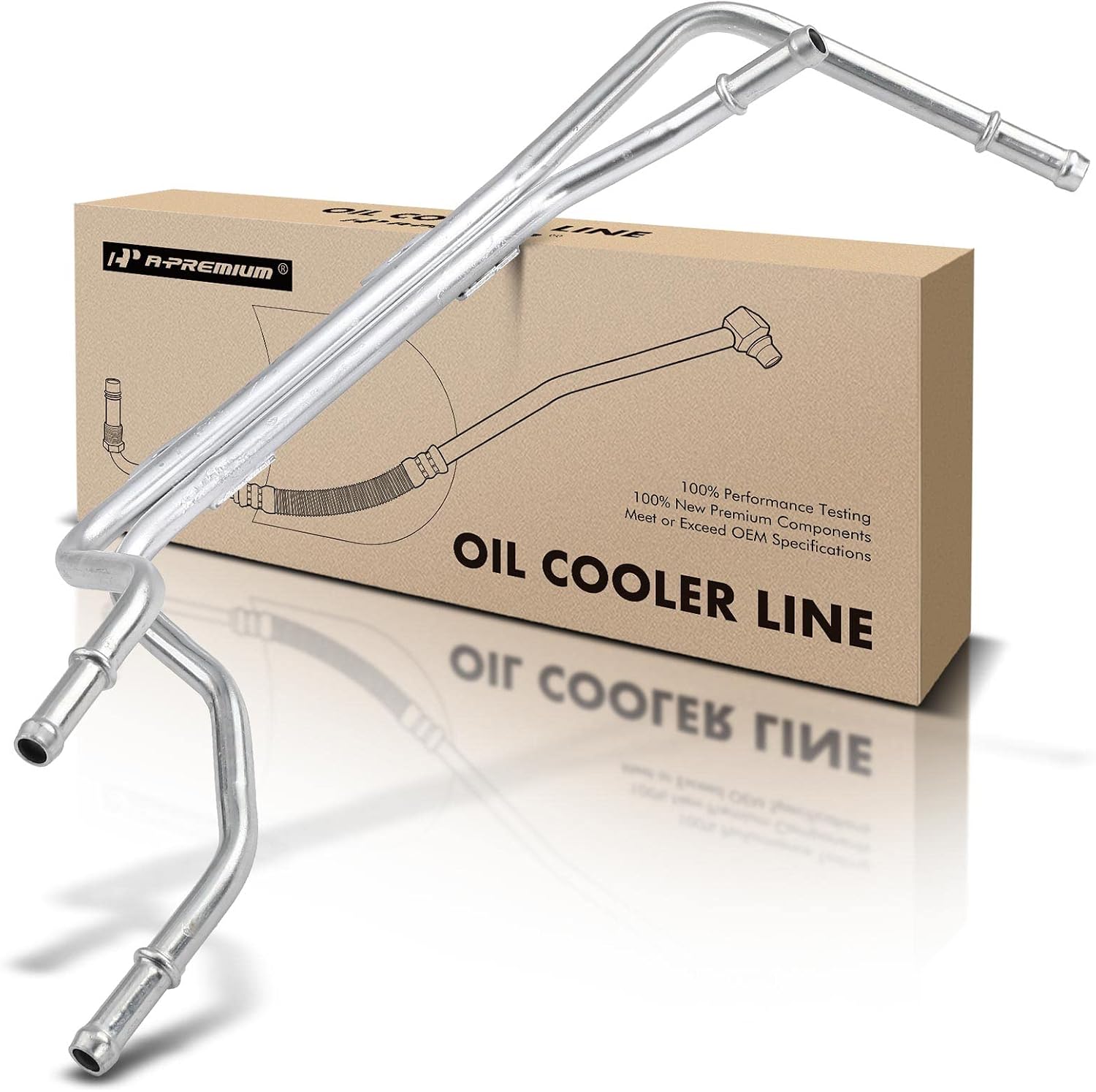 A-Premium Transmission Oil Cooler Line Hose Assembly for Toyota Sienna V6 3.5L (2007–2010)
