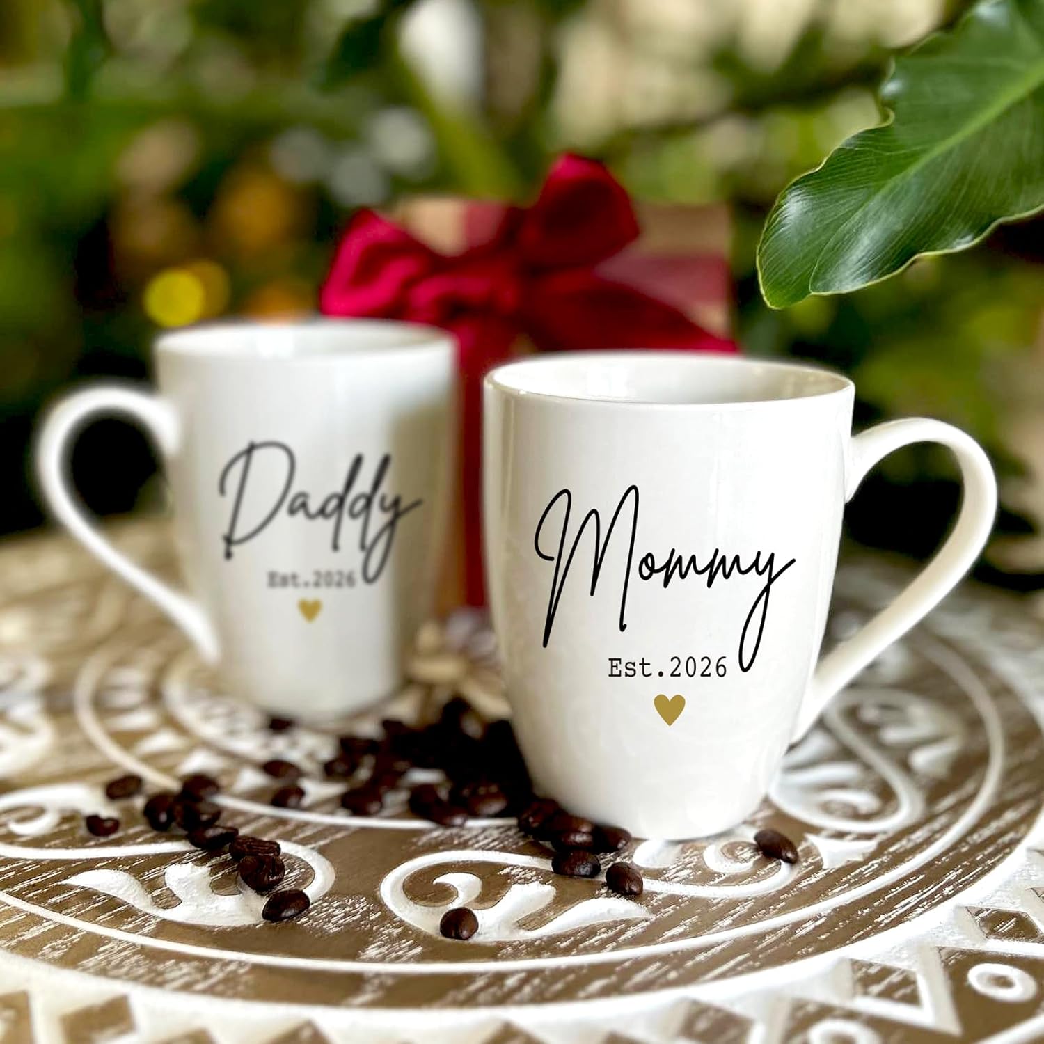 Mommy & Daddy Coffee Mugs Gifts for New Parents 2026, Mom and Dad Mug Set – Perfect for Expecting & First-Time Parents, Pregnancy Announcement, Baby Reveal Mug -246 - Image 4