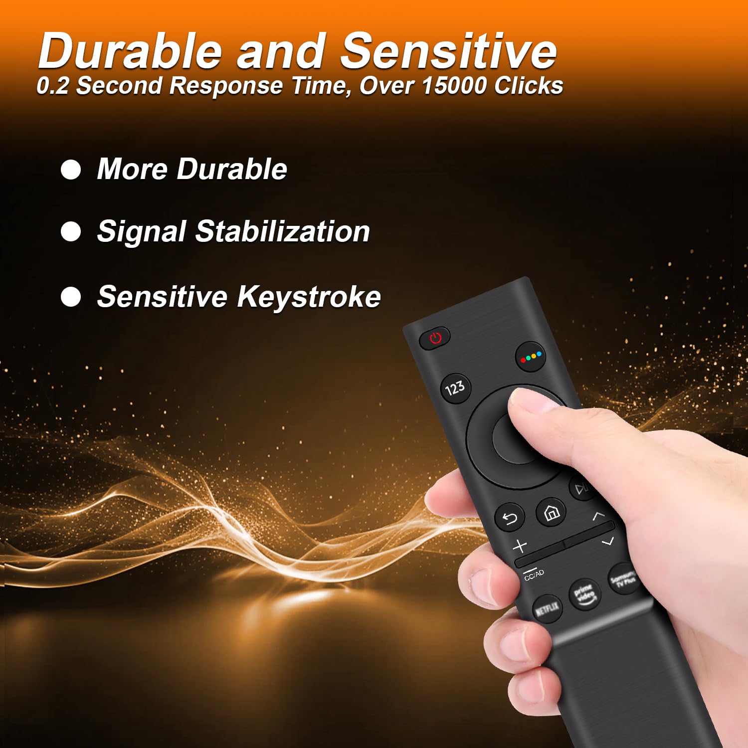 BN59-01358B Telecomando di ricambio per Samsung TV GU55AU7179 GU50AU7199 UE55AU7105 UE65AU7175 GU60AU7179 GU70AU7199U UE60AU7190