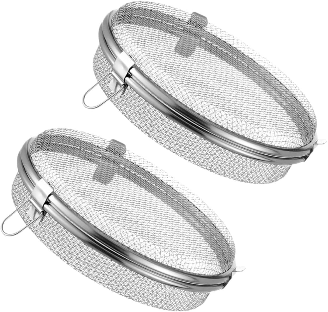 2pcs Stainless Steel Dishwasher Silverware Basket with Mesh Design