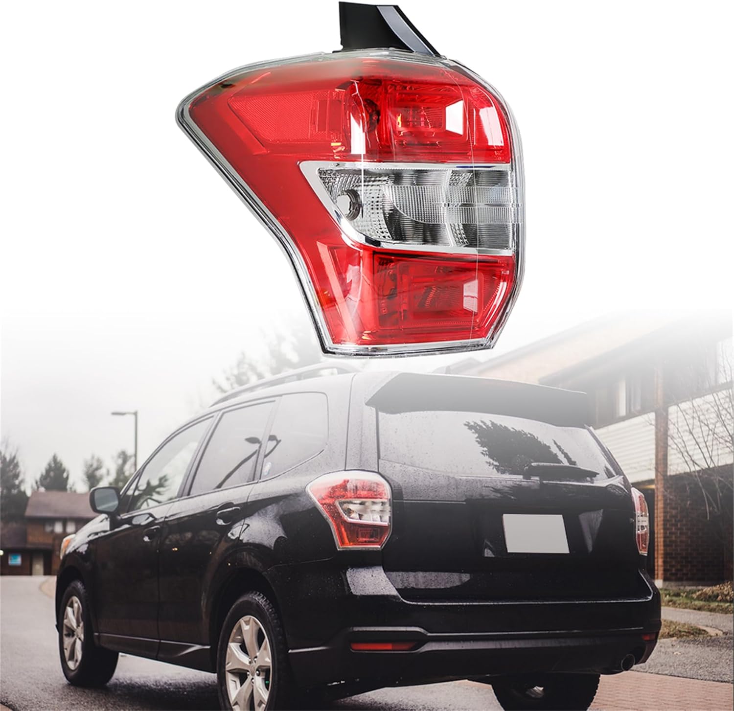 waltyotur Left Driver Side Rear Brake Light 84912SG051, SU2818105 Replacement for 2014 2015 2016 Subaru Forester Tail Light Lamp