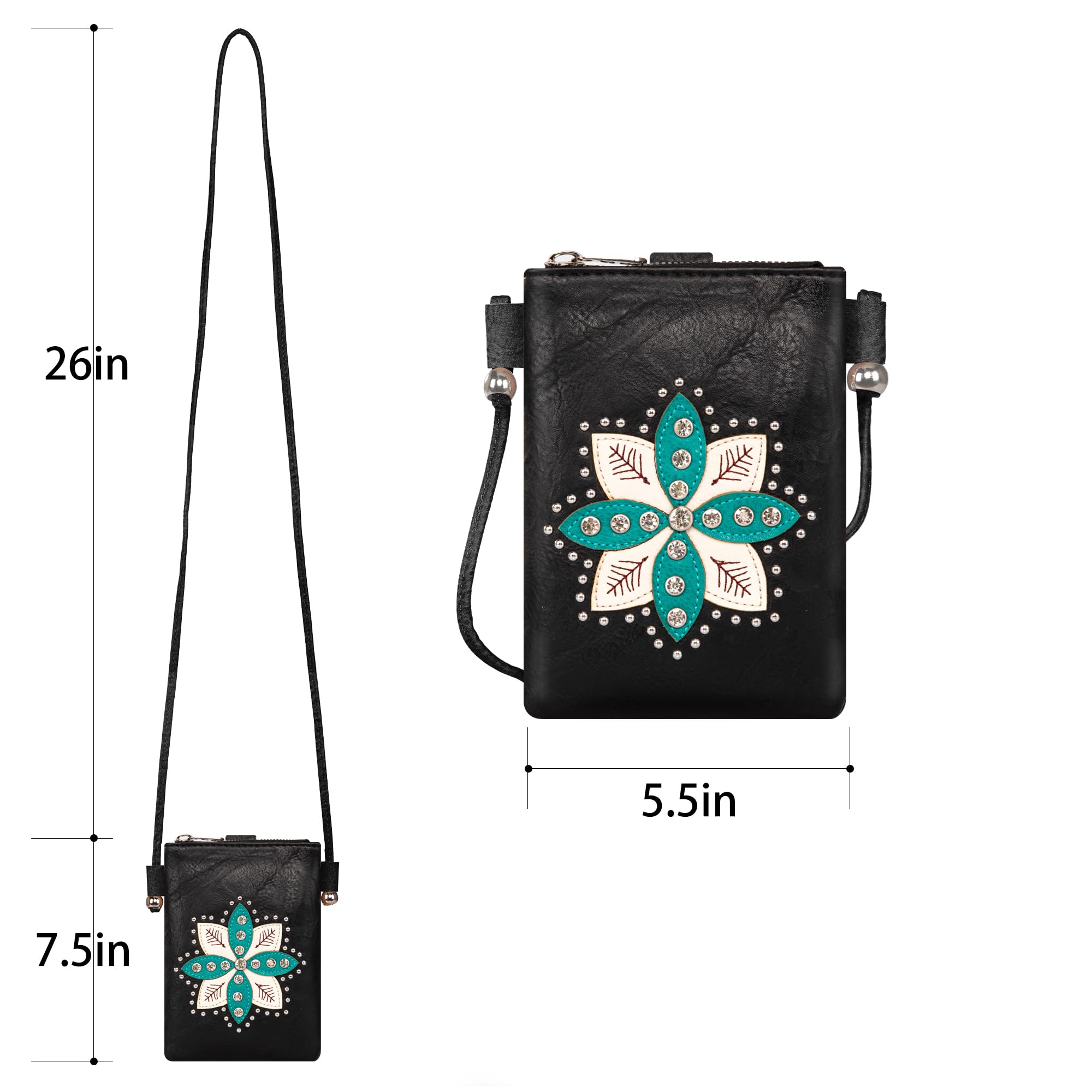 Montana West Small Crossbody Bags for Women Western Cell Phone Purse