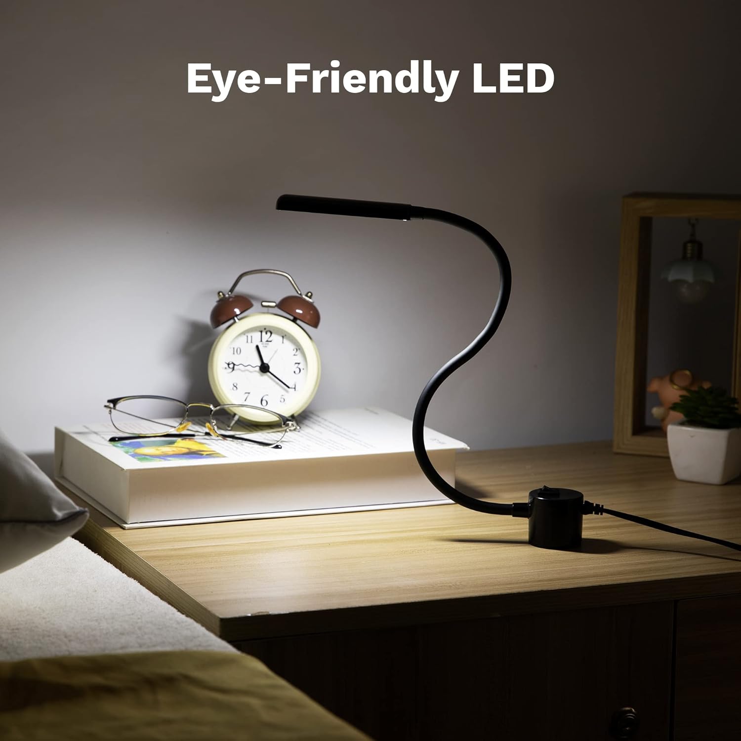 FAJ Magnetic Sewing Machine Light 12-Inches Flexible Gooseneck Arm Multifunctional Worklight, 60 Bright Daylight LEDs for Woodworking, Lathes, Drill Presses, Workbenches