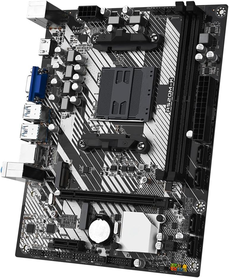 UDOEHGE A520M-K ゲーミングマザーボード AMD AM4 2*DDR4 メモリ