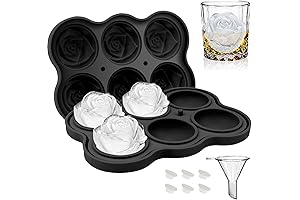 The Essential CAMKYDE Rose Ice Cube Molds: Elevate Your Cocktails with Floral Elegance