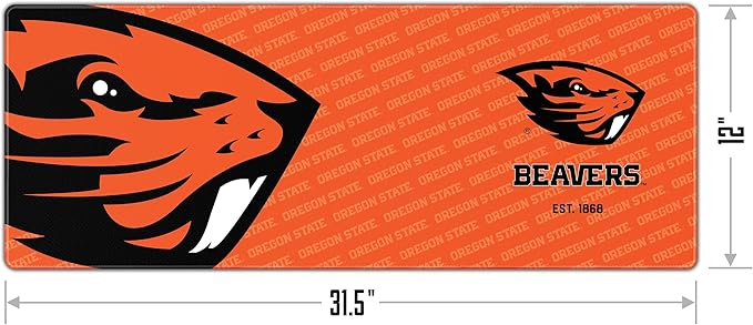 Desk Pad YouTheFan NCAA Oregon State Beavers Logo Series 12x31.5 pulgadas miniatura 2