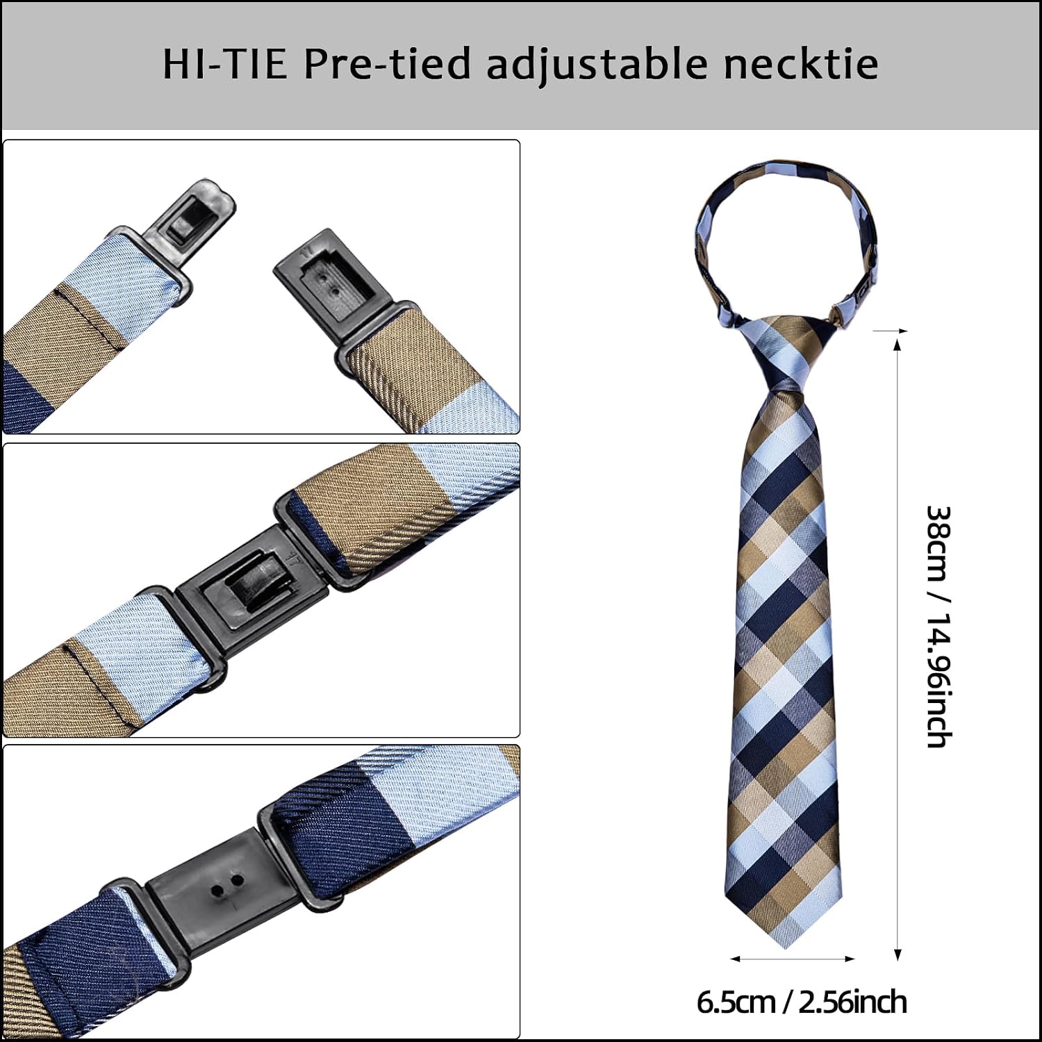 Hi-Tie Boys Solid Long Sleeve Dress Shirt and Tie Handkerchief 3-Piece Set