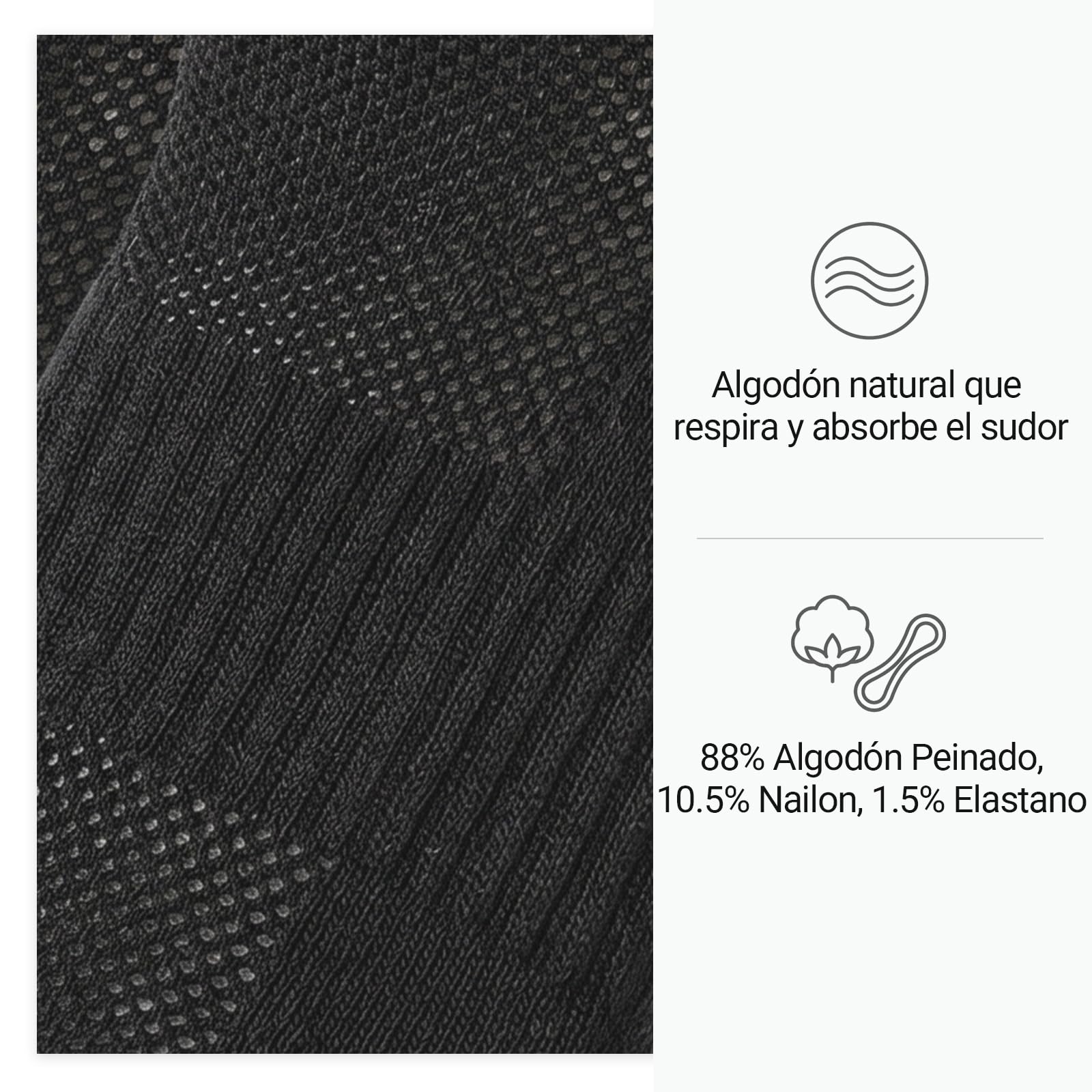 Calcetines Tobilleros Hombre - 5 Pares Corto Verano Algodón Transpirable Ideales para Deporte Running