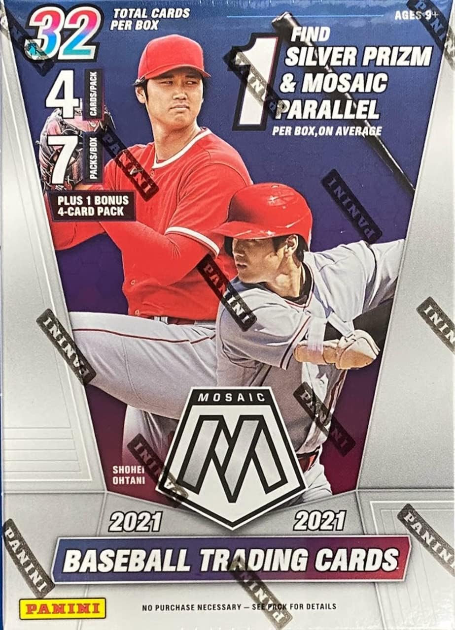 Panini Prestige 2021 Baseball Mosaic Baseball Trading Card Blaster Box