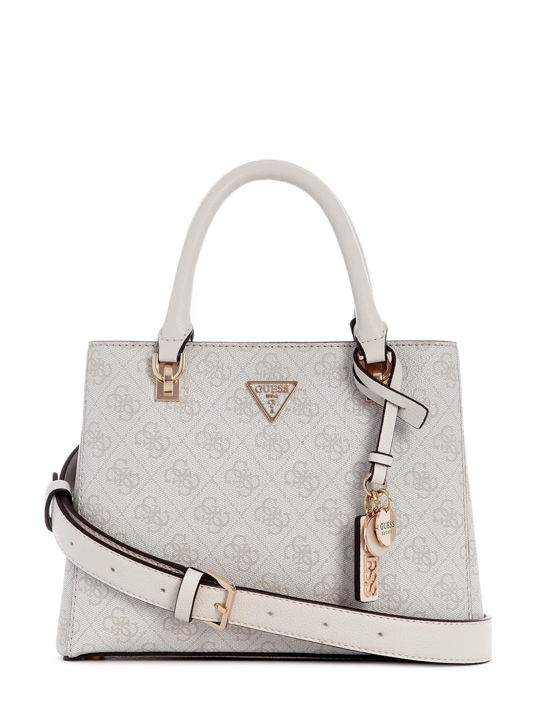 GUESS Handtasche Noelle II Beige PU-Leder Umhängetasche