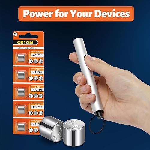 Miniatura 7 de Paquete de 10 baterías de litio 13N CR13N DL13N 3V de alta capacidad 170mAh para pistola láser, collar de perro