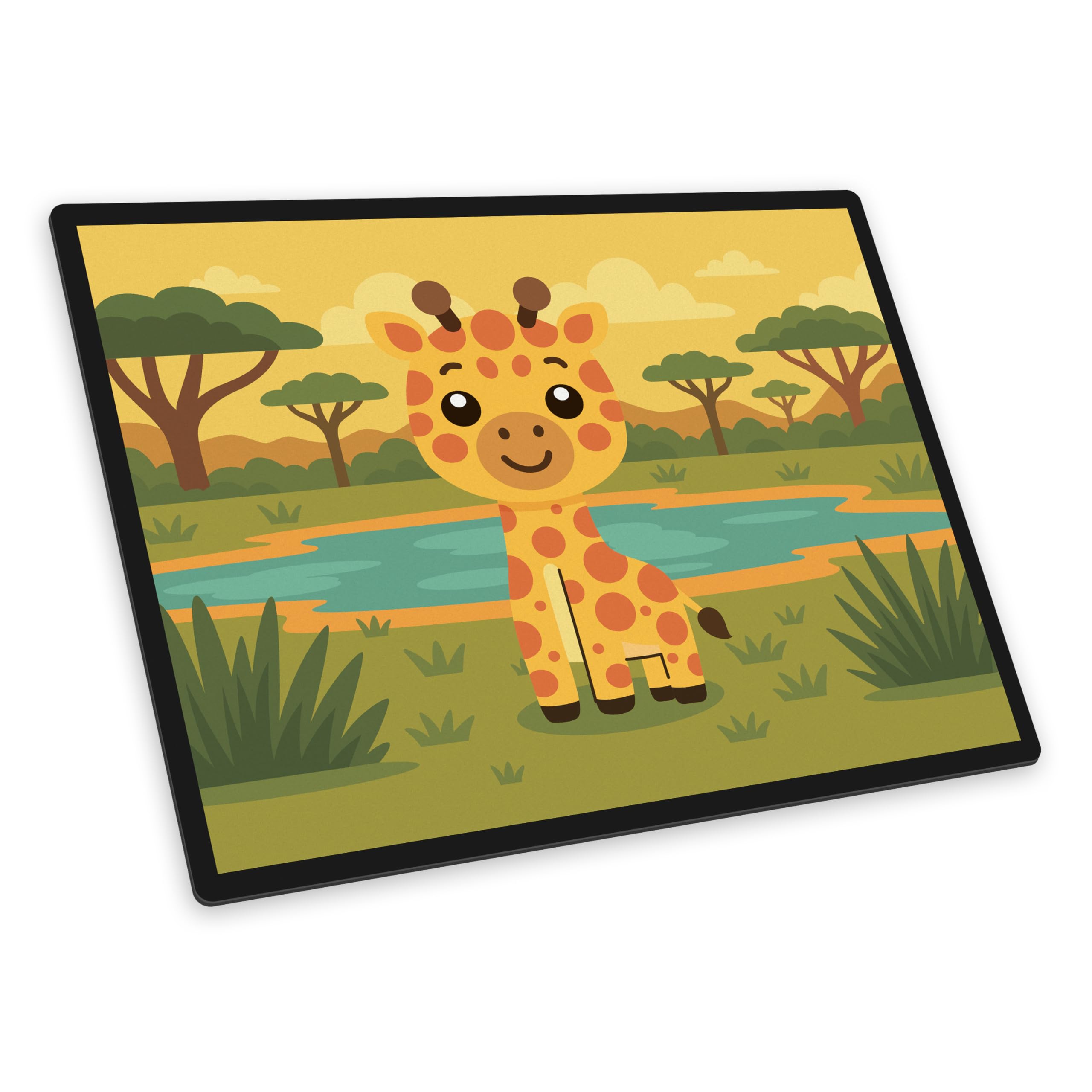 itenga Schreibtischunterlage mit Giraffen-Motiv – Produktbeschreibung