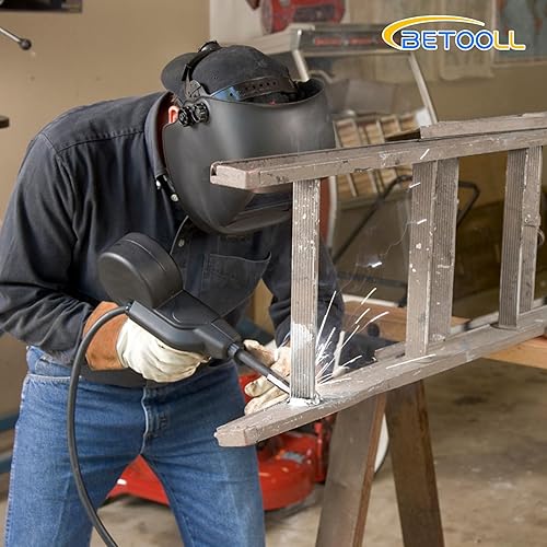 Miniatura 17 de BETOOLL Regulador de argón - Regulador de soldadura - Medidor de flujo Mig Tig de argón/CO2 Medidor de regulador de gas con manguera de gas de 6.6