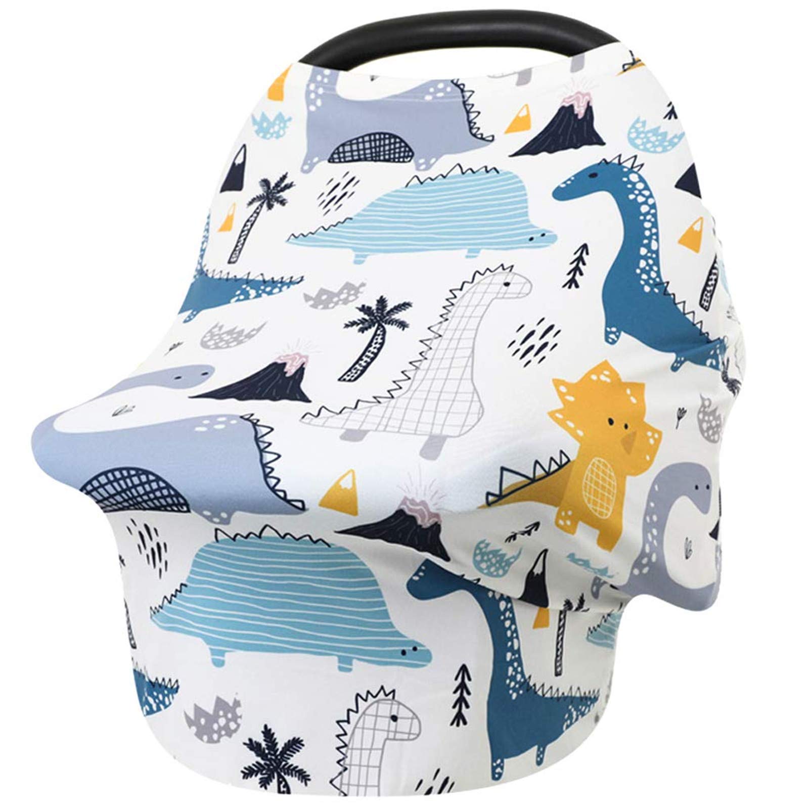 Nursing Cover for Breastfeeding, Stretchy Car Seat Cover for Babies, Soft Breathable Breastfeeding Cover, Stroller Covers, Shopping Cart Cover, Multi-Use High Chair Cover, Baby Shower Gifts