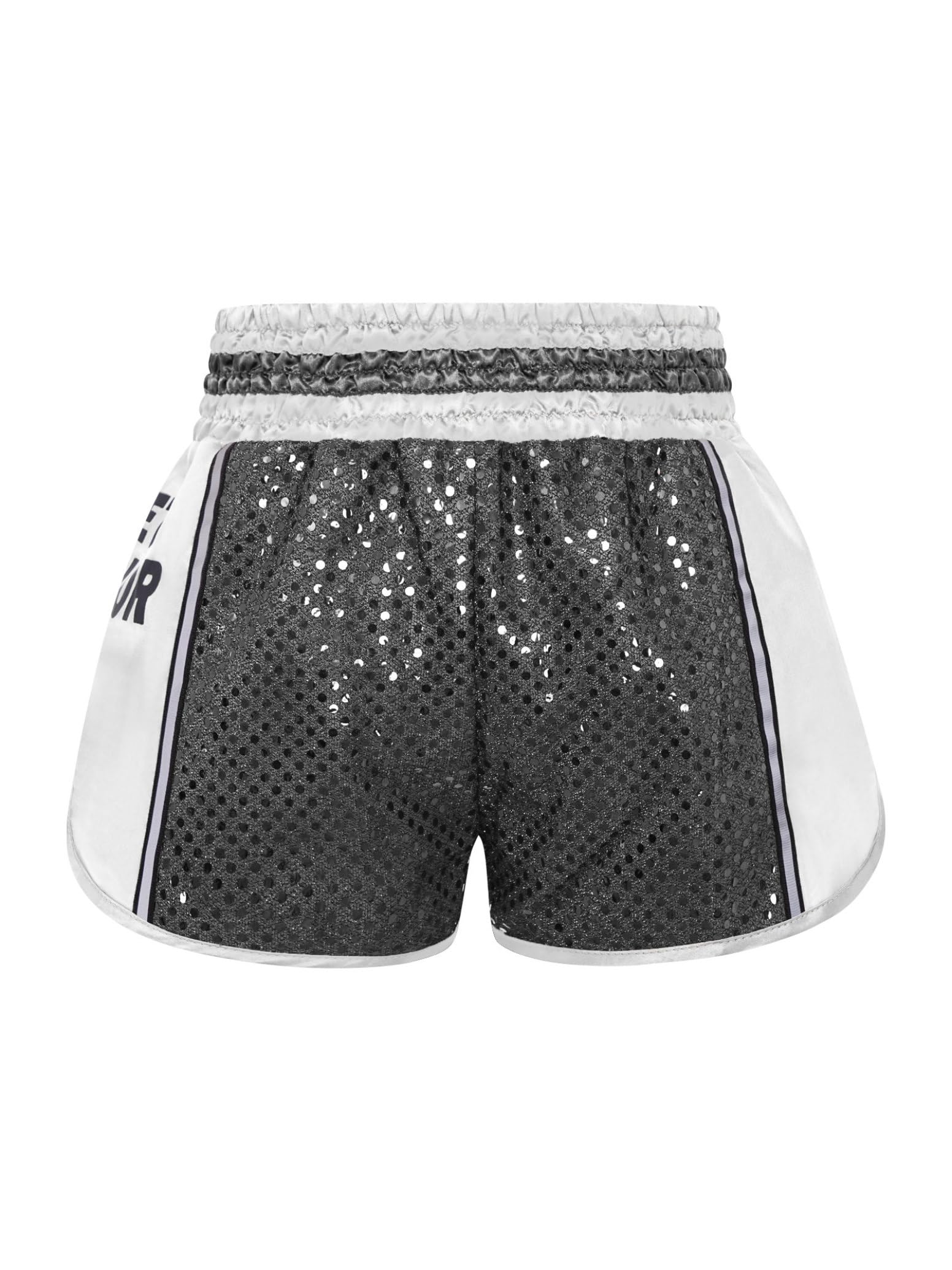 inlzdz Pantalones Cortos De Boxeo De Fitness para Niños Pantalones Cintura Ancha para Muay-Thai Uniforme De Boxeo para Kickboxing MMA Artes Marciales