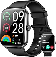 Vista 1 de Smart Watch,1.85'' HD Smartwatch for Men Women(Answer/Make Call), Fitness Watch with Heart Rate/Sleep/Spo2/IP68 Waterproof/100+ Sports Modes
