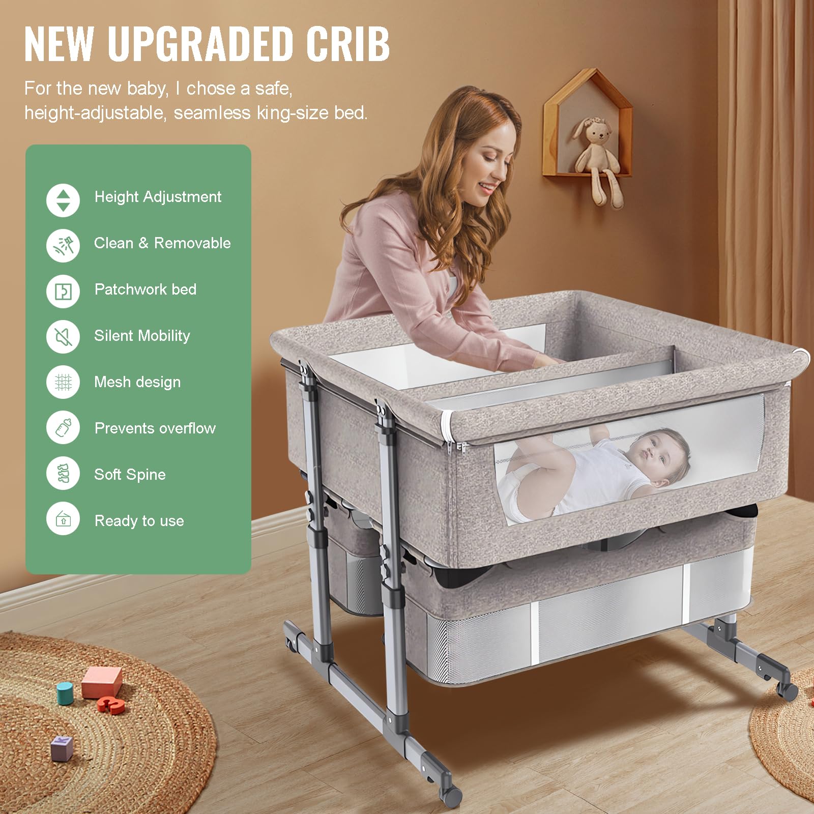 Sacco Nanna Estivo Bambini 0.5 Tog - Morbido Sacco Letto In Cotone Con Cerniere Per Neonati 3-18 Mesi