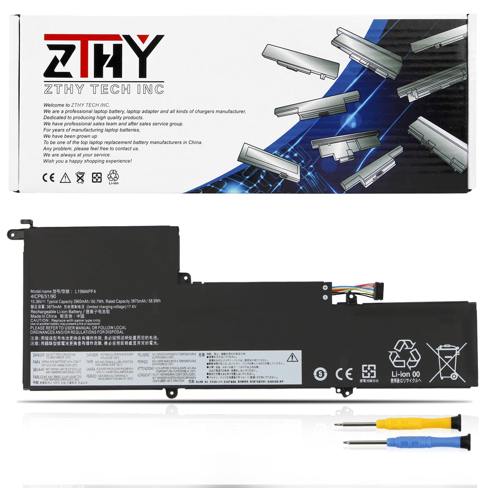 Bateria Original Lenovo L19m4pf4 Ideapad Yoga Slim 7-14are05 | Cuotas Sin Interés - Foto 7