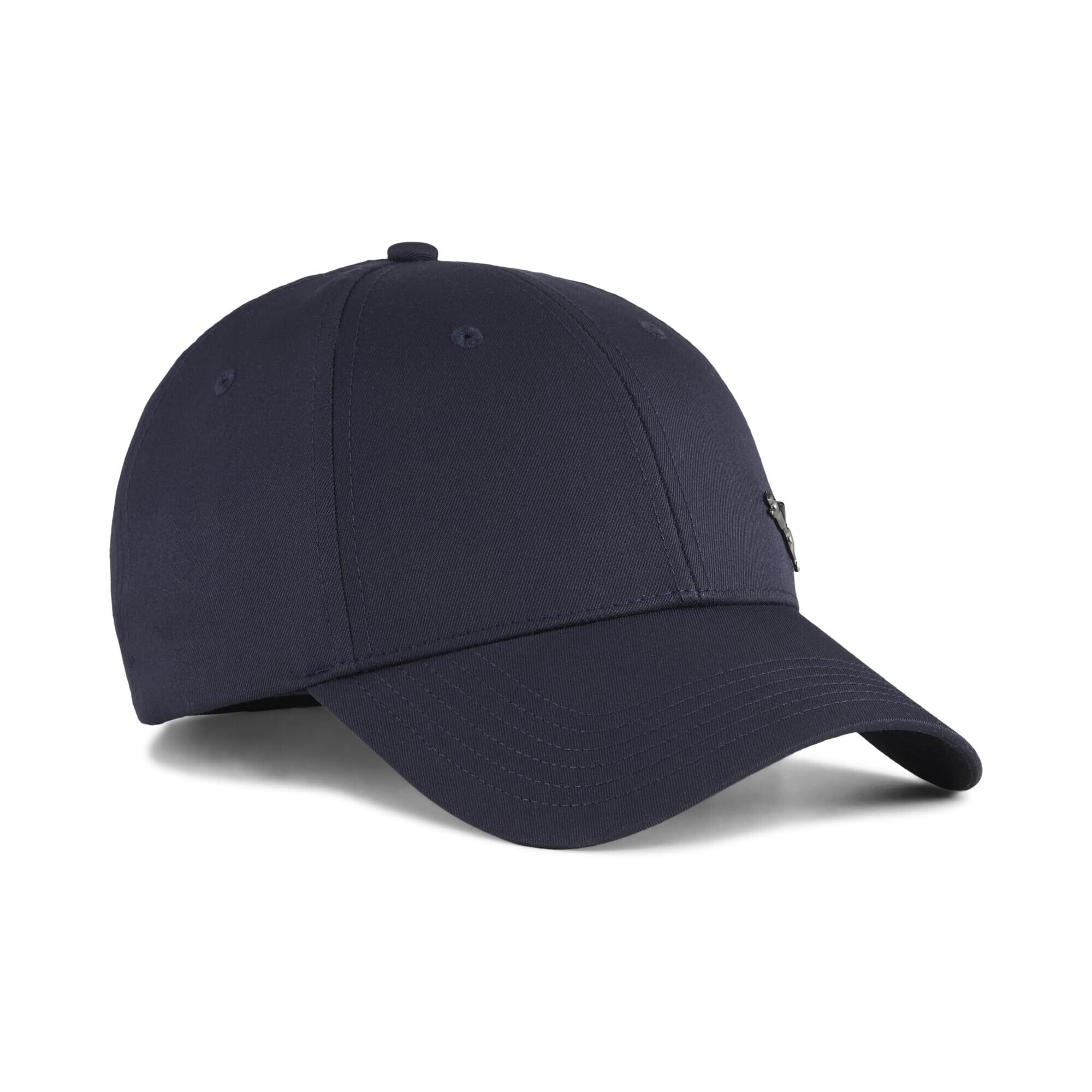 PUMA Unisex Essentials Metal Cat Baseball Cap, PUMA Navy, S