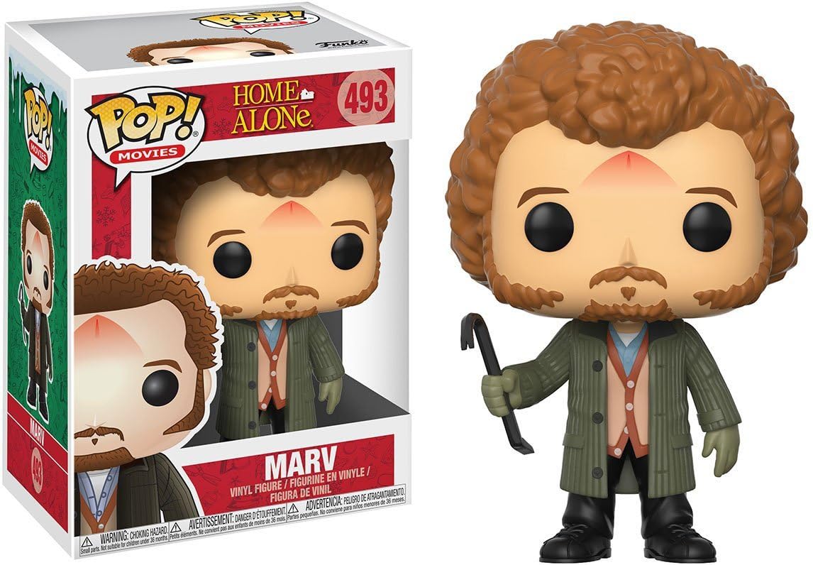 Marv Merchants: Home Alone x POP! Movies Vinyl Figure & 1 PET Plastic Graphical Protector Bundle [#493 / 21799 - B]