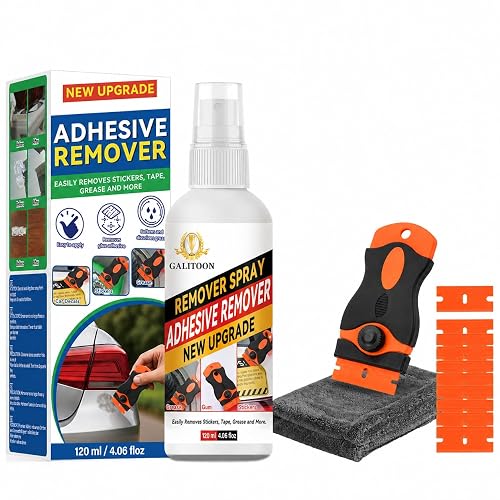 Auensten Sticker Remover Spray with Scraper and Cloth