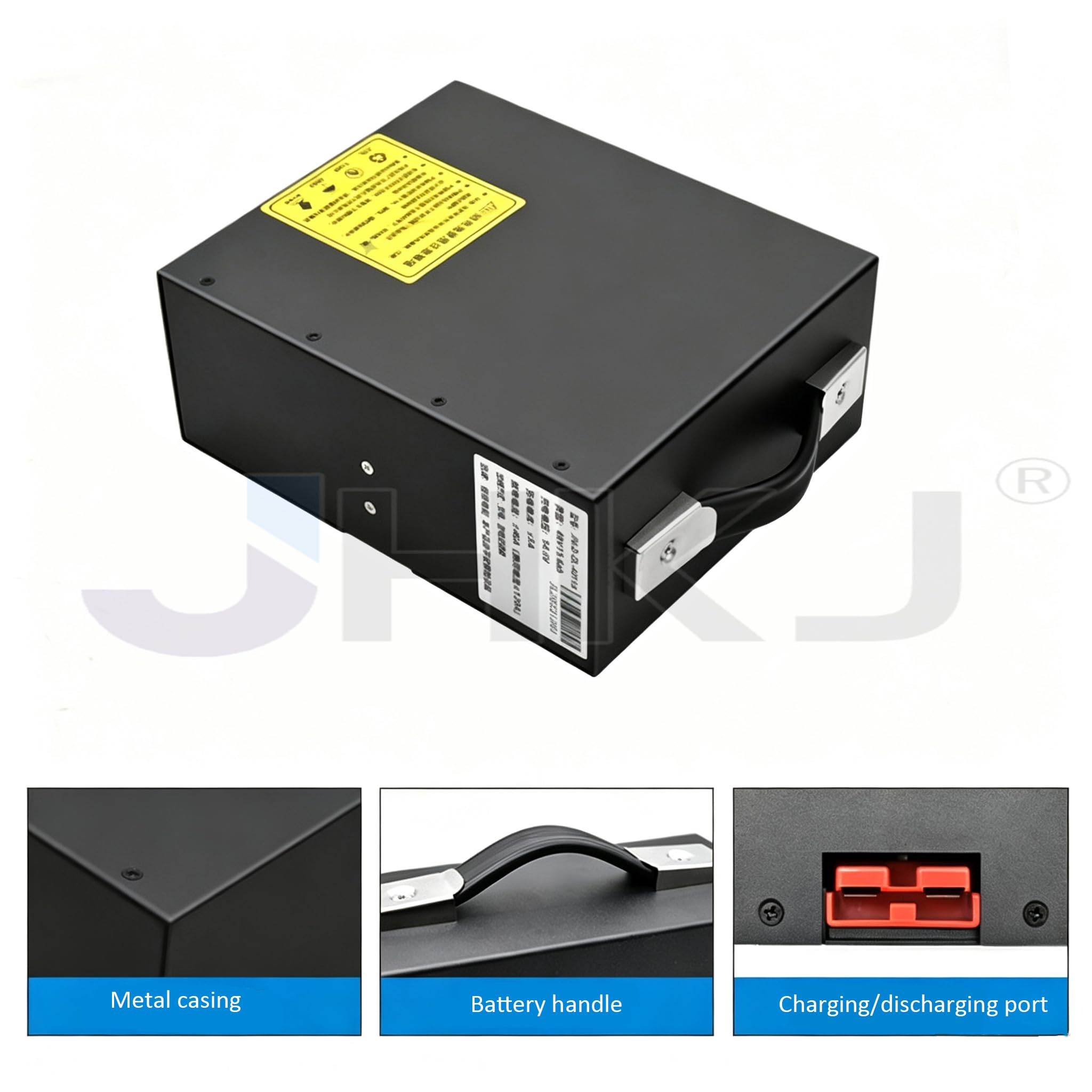 Batterie al Litio per carrelli elevatori elettrici da 48 V 10,4 Ah 15,6 Ah 18 Ah, Batteria per Camion di carico e Scarico da 48 Volt per Magazzino e logistica.
