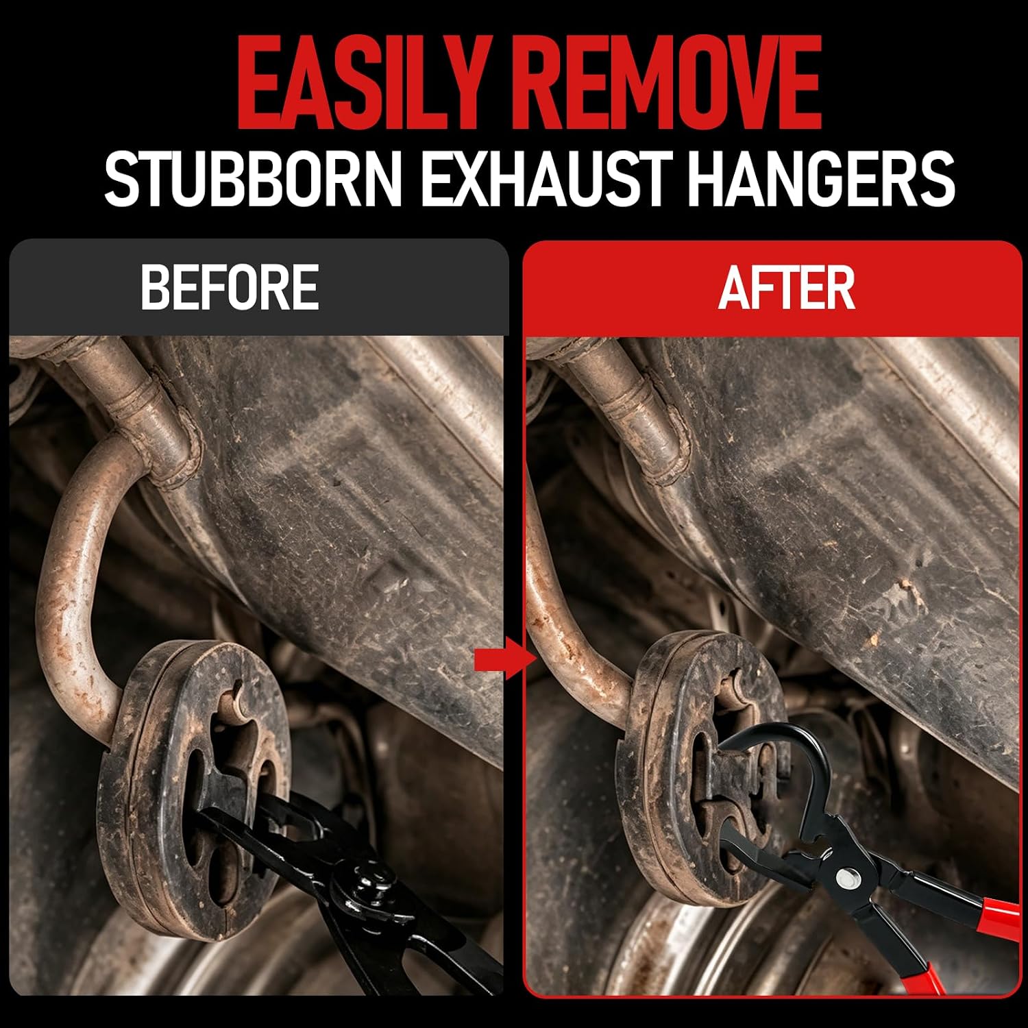 Exhaust Hanger Removal Tool,Exhaust Hanger Pliers for Auto Repair image 5