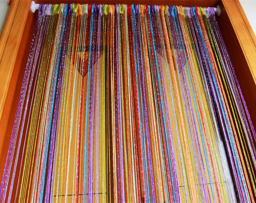 ZYCLSSRV MultiColor Silver Wire Curtain,Decorative Door