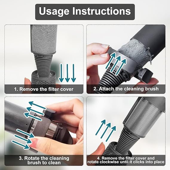 Filter Cleaning Brush Accessory for Dyson Airwrap Styler HS01 Attachments Part NO.969760-01
