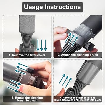 Filter Cleaning Brush Accessory for Dyson Airwrap Styler HS01 Attachments Part NO.969760-01