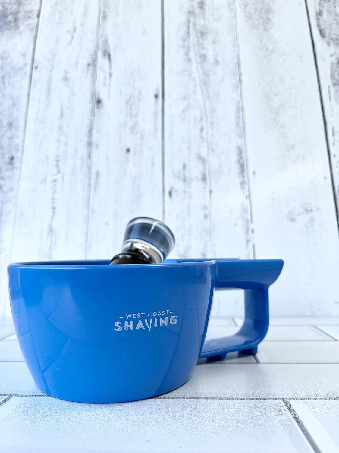 West Coast Shaving Unbreakable Lather Bowl, Blue