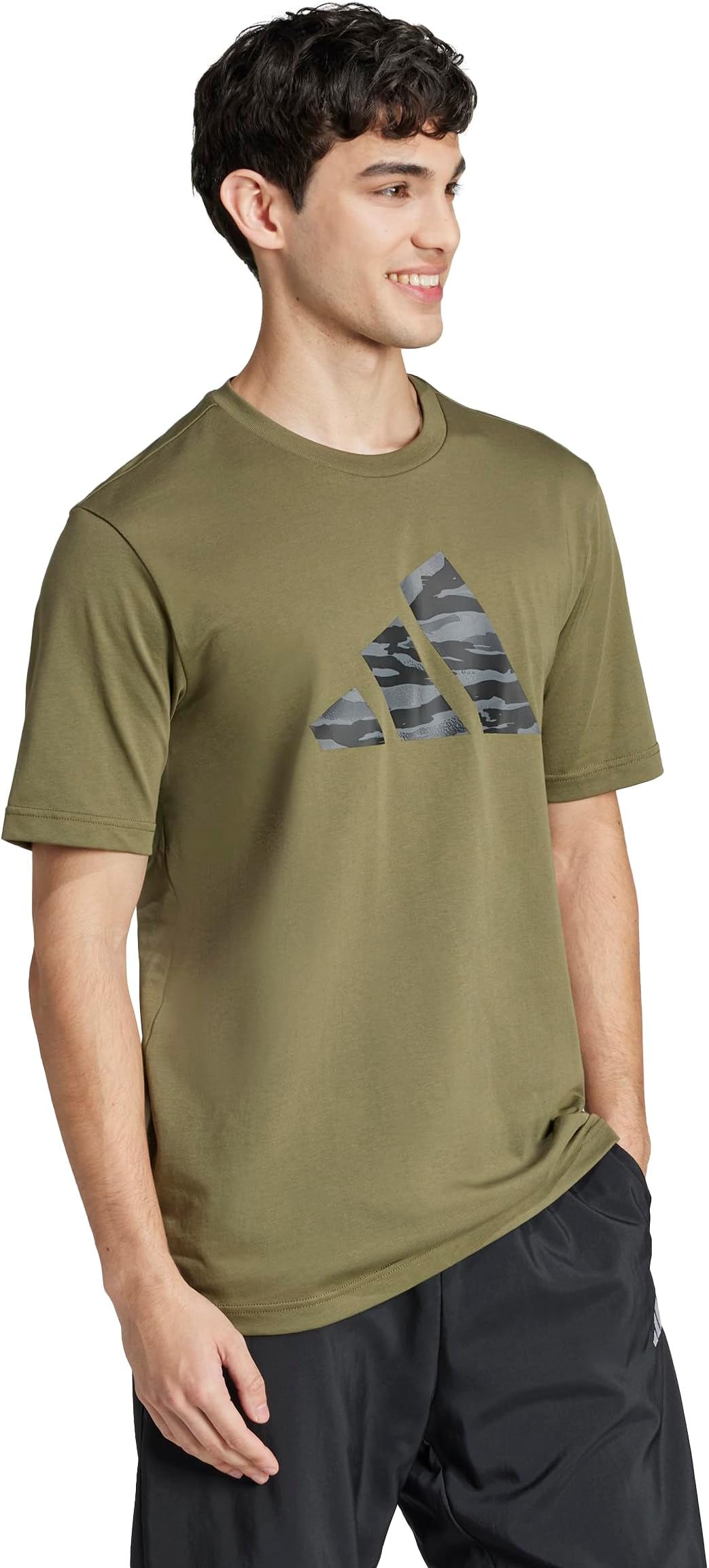 olive adidas shirt