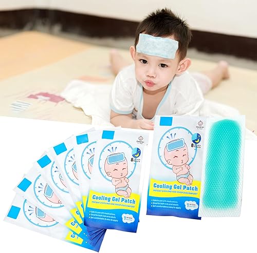 Miniatura 3 de 8 parches de fiebre para niños, desechables para aliviar la fiebre, reductor de fiebre, almohadillas frescas para aliviar la fiebre y las molestias