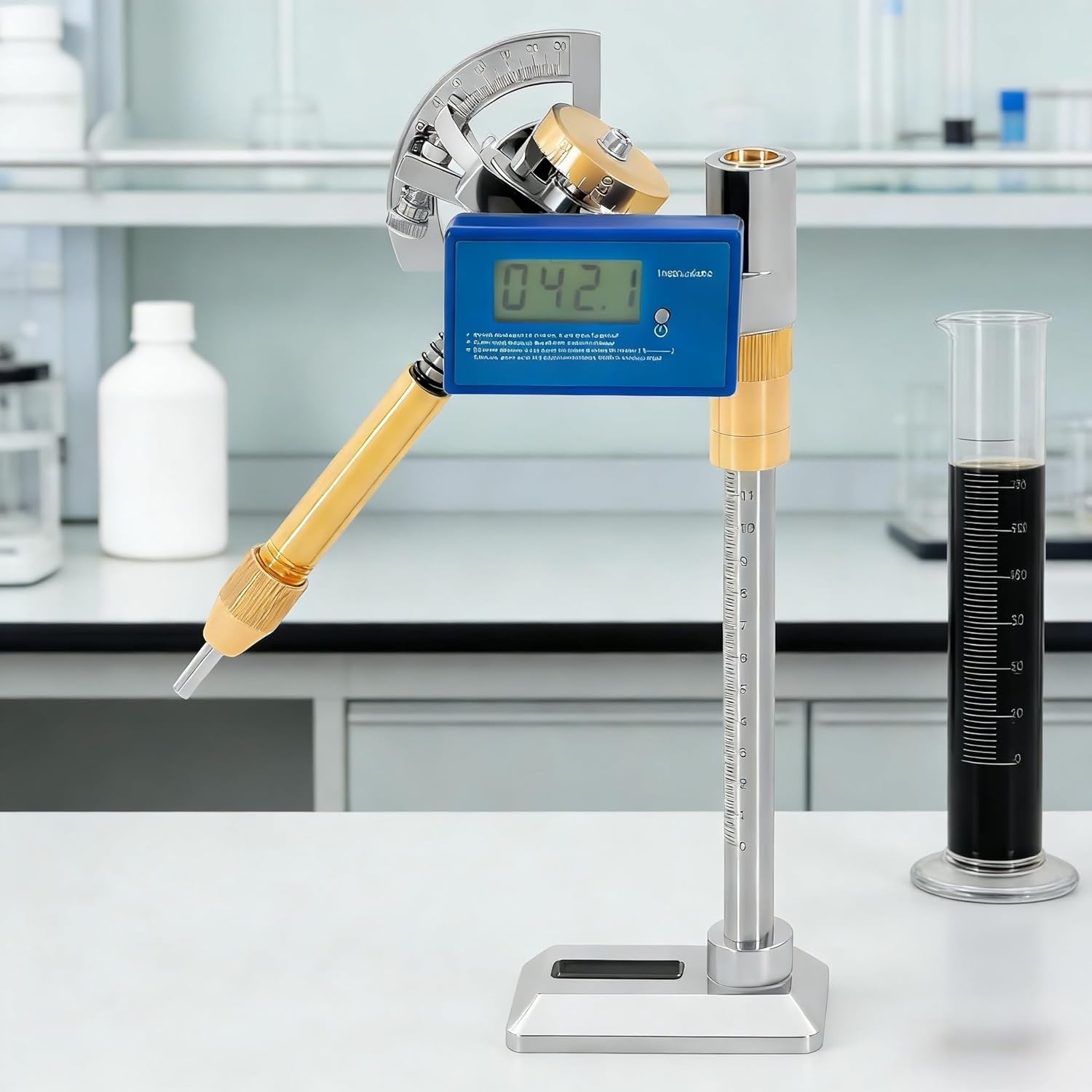 Digital Display Angle Manipulator, 96 Index Wheel Gem Grinding Faceted Manipulator, Jade Grinding Faceting Tool, Polishing Machine for Gemstone Jewelry