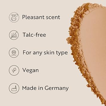 M. Asam Magic Finish Satin Compact Powder Nude (8g) | Pressed Powder For Mattified Complexion, With Hyaluron & Vitamin E, Lightweight Setting Powder For Smooth Texture