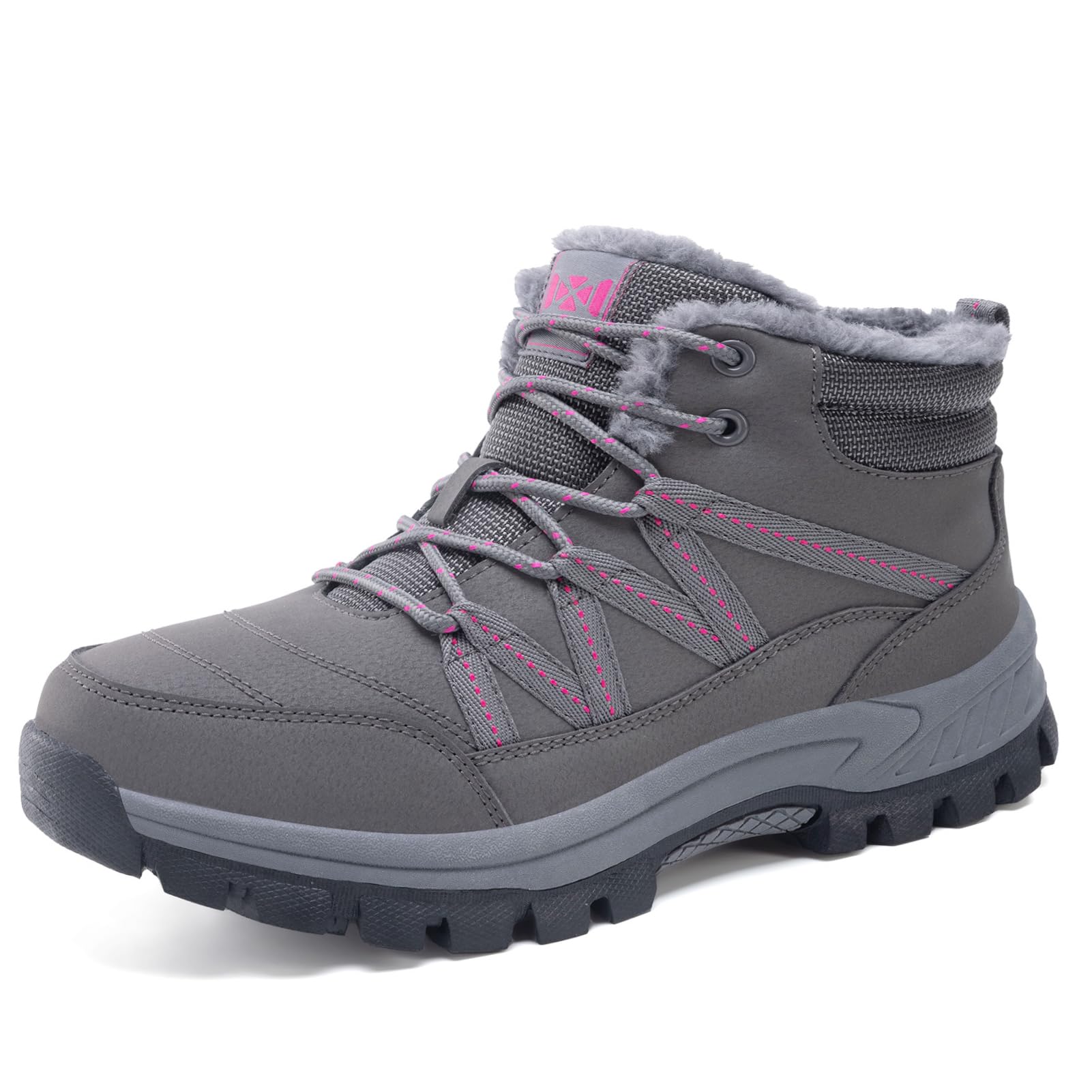 Warm Femmes Neige Bottes Chaussures d'hiver Classiques pour Femme Antidérapantes Outdoor Bottine de Neige Randonnée